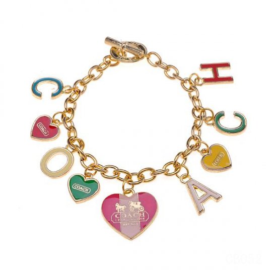 Coach Love Signature Gold Bracelets CXD | Women